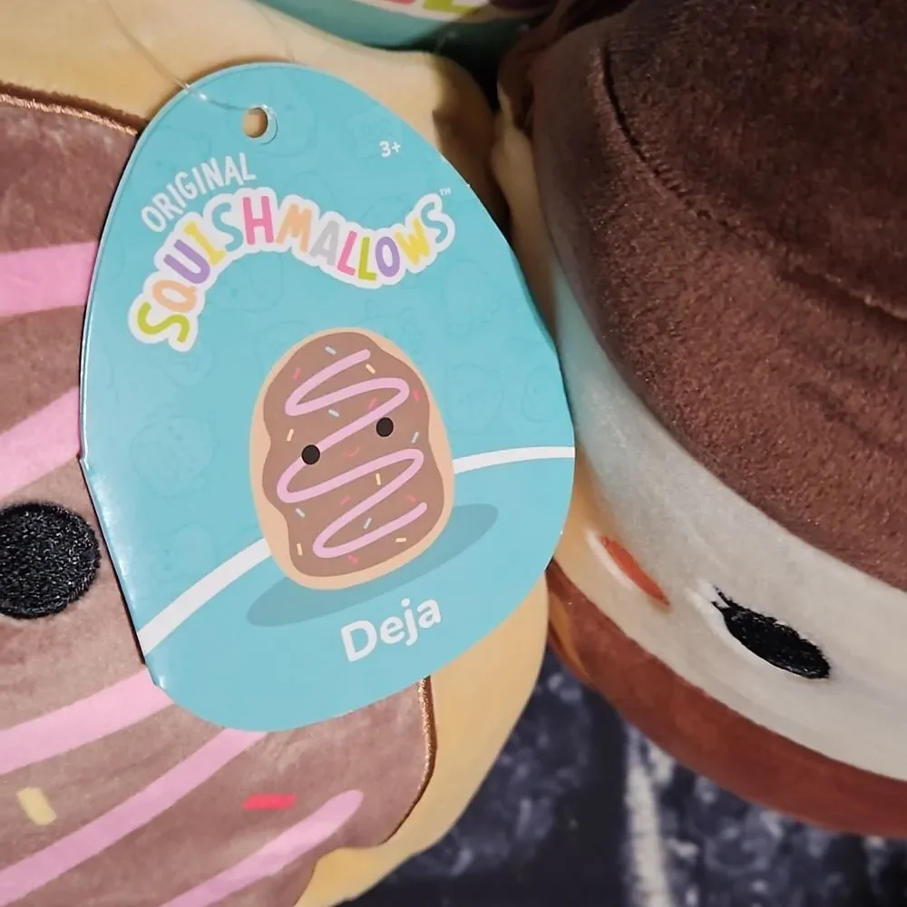 Squishmallows  🦊 Bundle! Deja & Aniela (Coffee & Donut)  8 inches